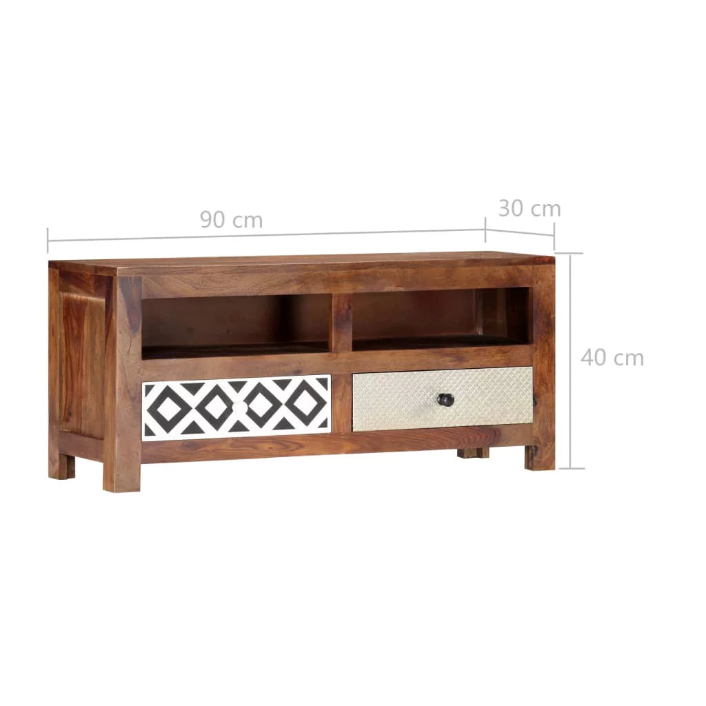 Solid Sheesham Wood TV Cabinet W975679