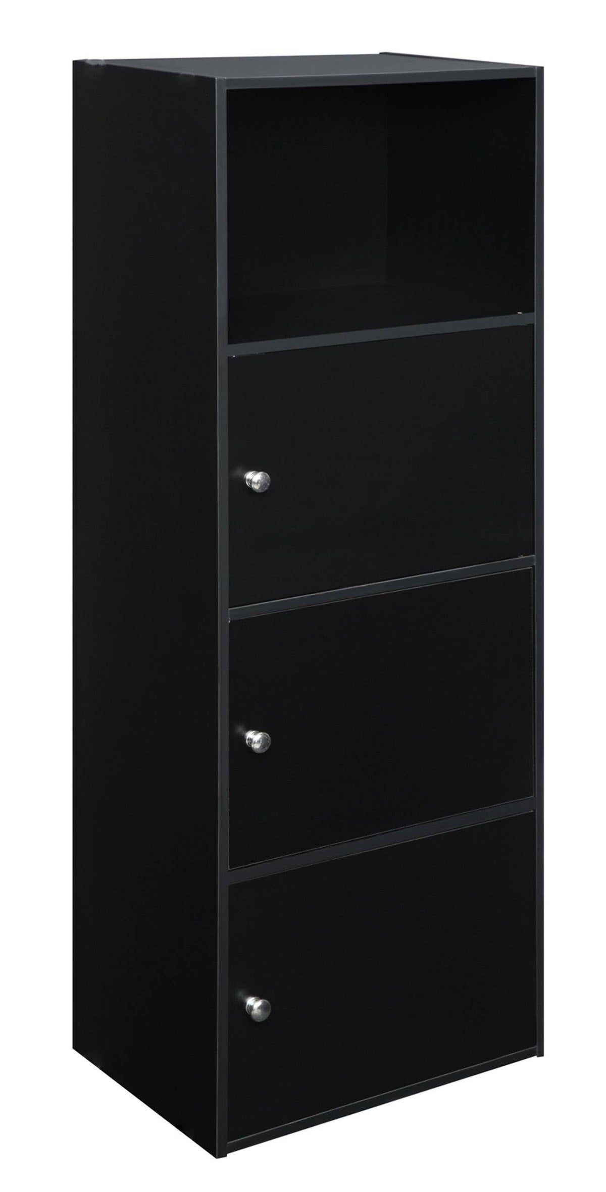 3 Door Black Cabinet G488095