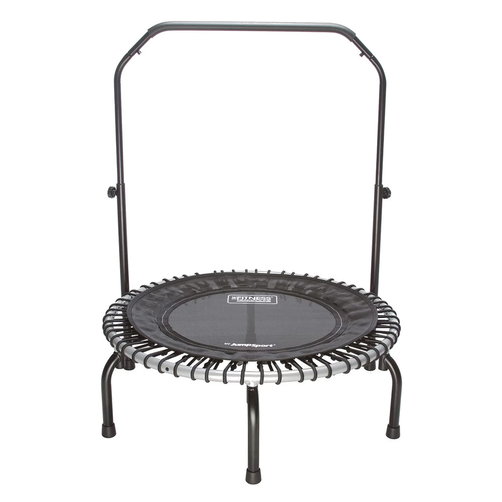 39" Fitness Trampoline with Handle Bar and 30 Adjustable Bungees H6754