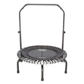 39" Fitness Trampoline with Handle Bar and 30 Adjustable Bungees H6754