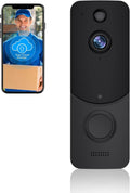 Wireless WiFi Video Doorbell Camera with 2-Way Audio, Night Vision, IP65 Waterproof X580833