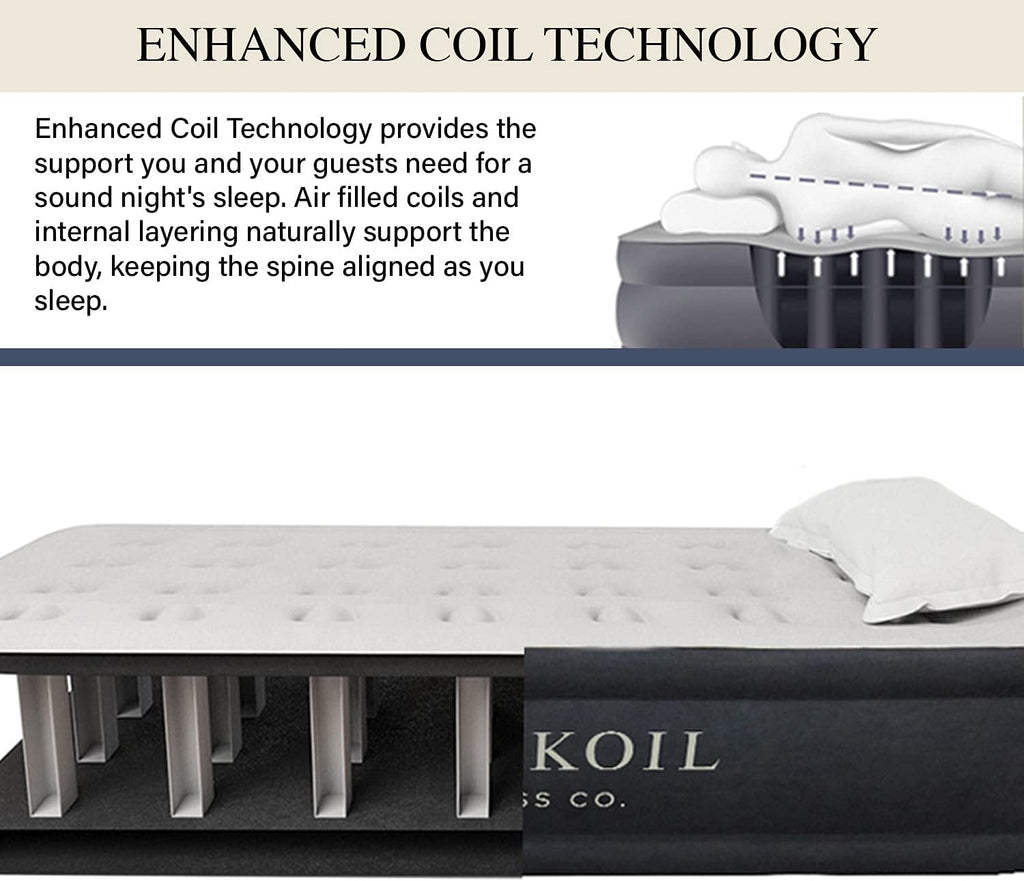 Twin Size Air Mattress with Built-in High Speed Pump D18502