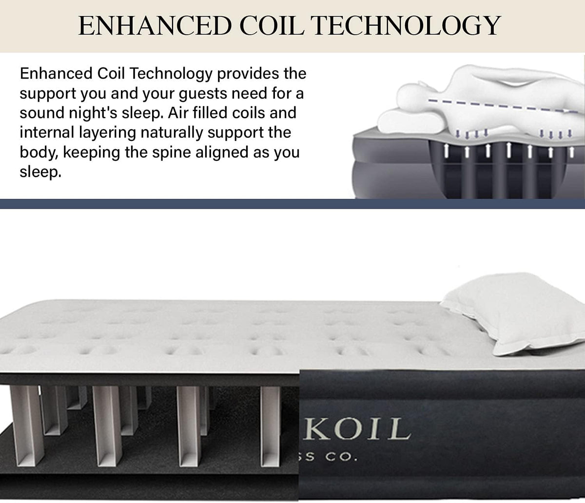 Twin Size Air Mattress with Built-in High Speed Pump D18502