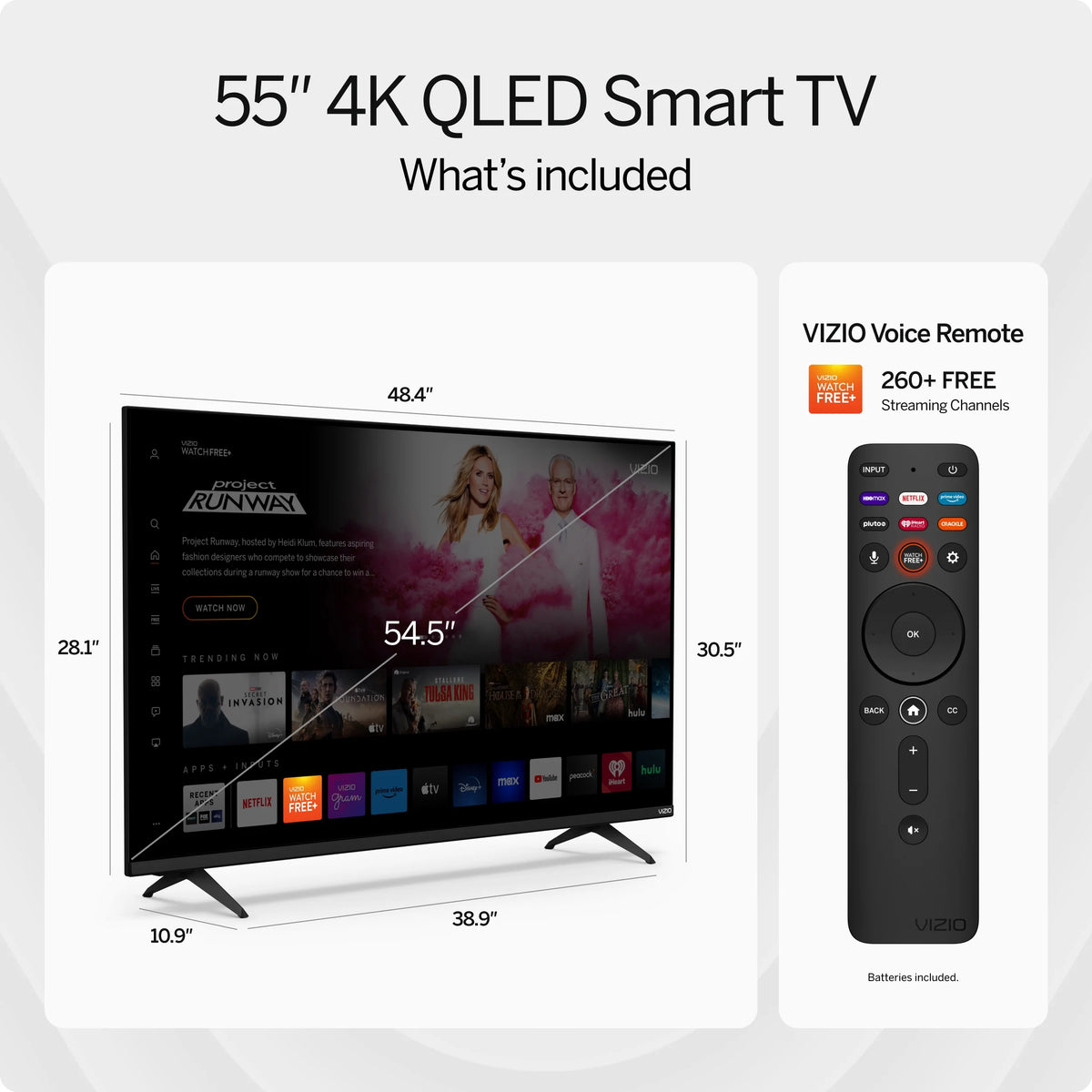55 Class 4K QLED HDR Smart TV C25002
