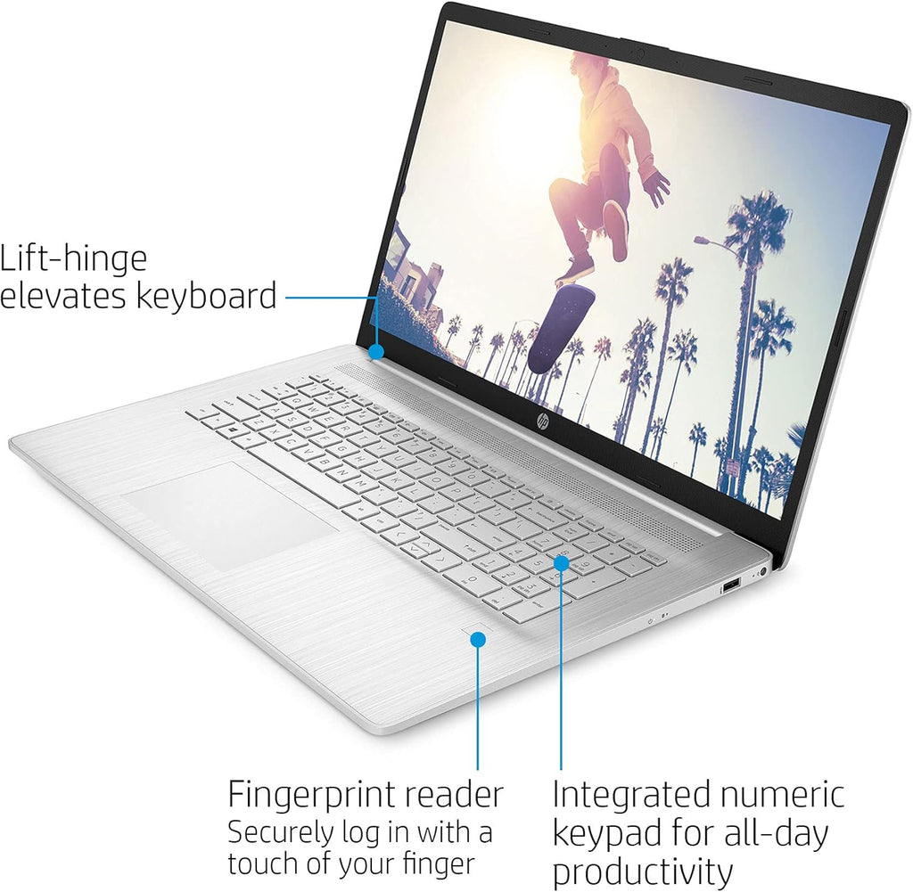 17.3" FHD IPS Laptop, AMD 6-Core Ryzen 5 5500U, 8GB RAM, 512GB SSD Z243044