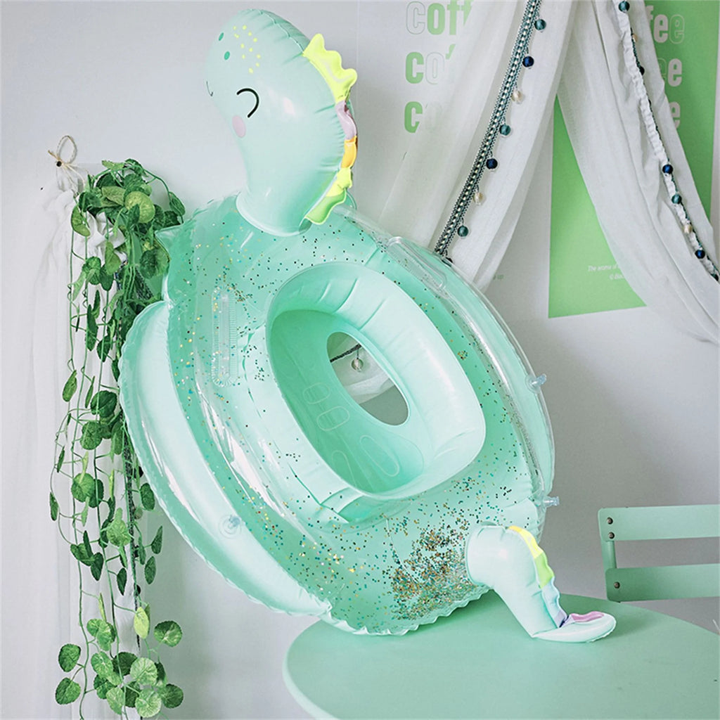 Inflatable Cartoon Dinosaur Swim Ring F970